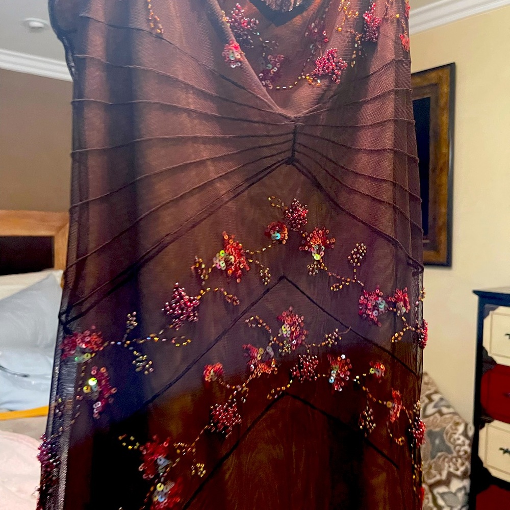 BCBG lace & beaded beautiful